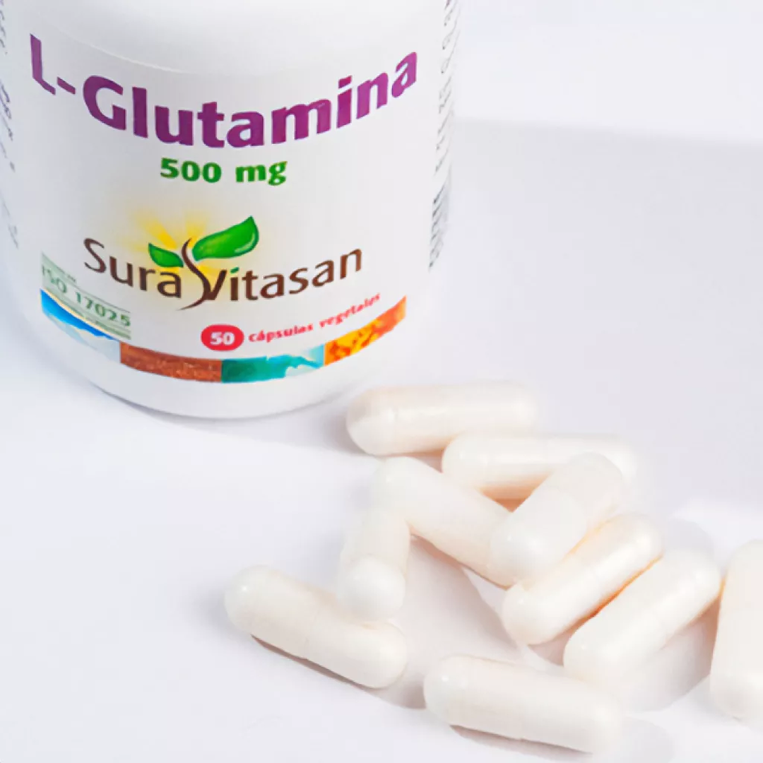 L-Glutamina 500 mg - 50 cápsulas