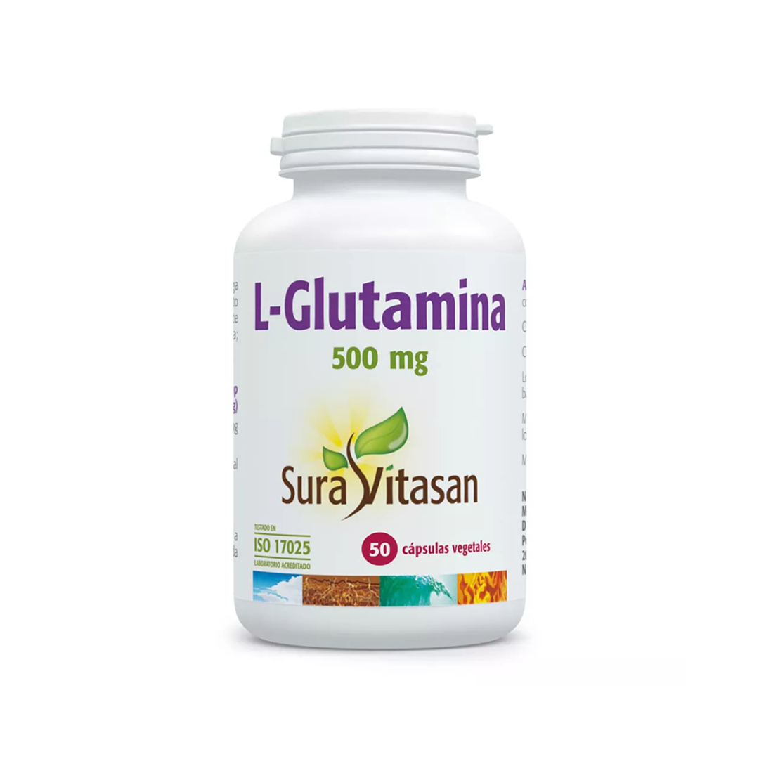 L-Glutamina 500 mg - 50 cápsulas