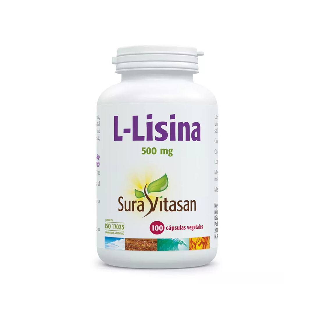 L-Lisina 500 mg - 100 cápsulas