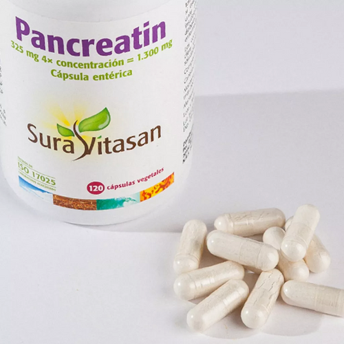 Pancreatin 1300 mg - 120 cápsulas