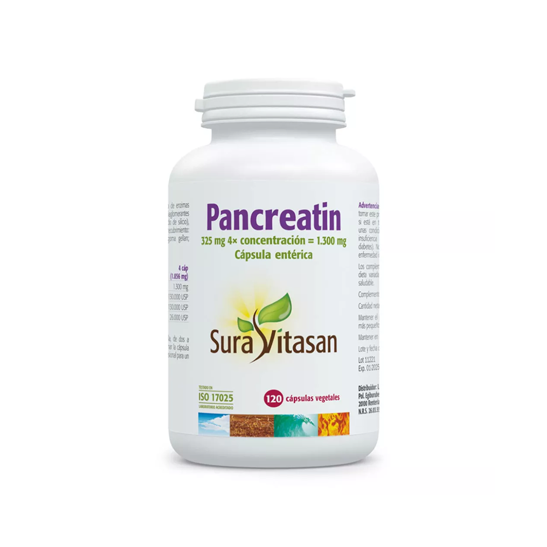 Pancreatin 1300 mg - 120 cápsulas
