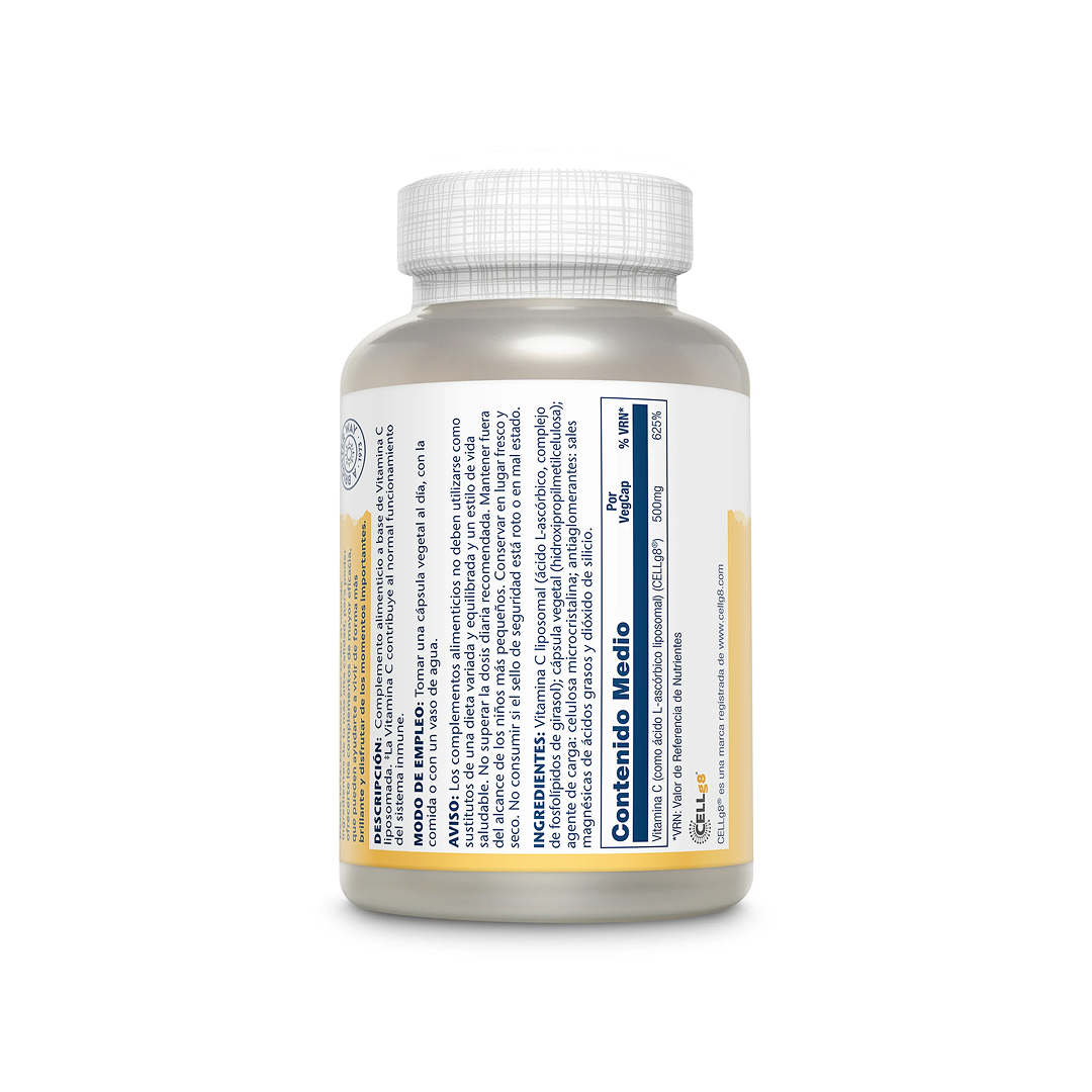 Vitamina C Liposomal 500 mg - 100 vegcaps